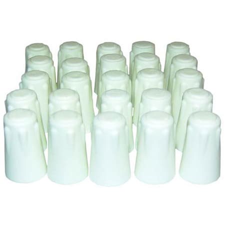 Allpoints Porcelain Connector (25) For 2 #12 Ga Wires Pk 851085